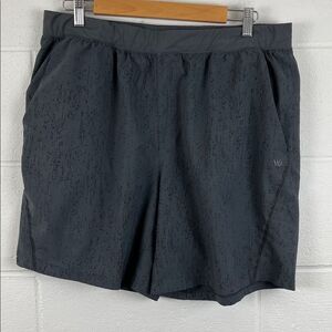 VRST men’s stealth 7” lined 2 in 1 gray running pocket short performance size XL